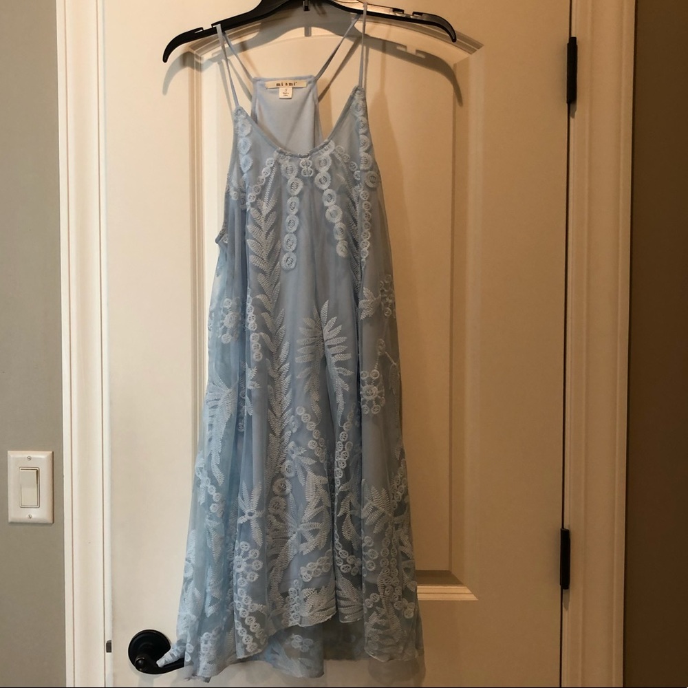 Adorable baby blue spring dress!